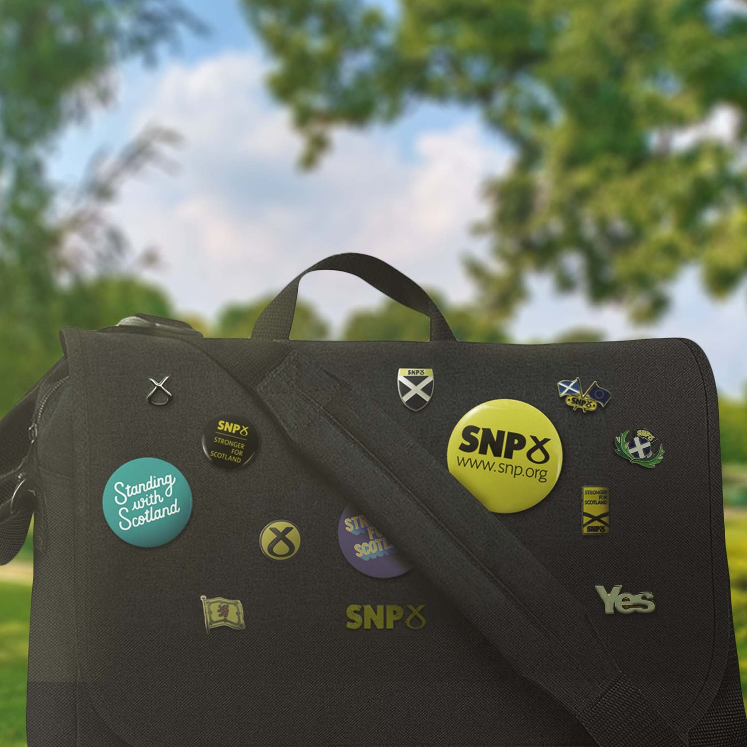 SNP Pin Badges and Button Badges