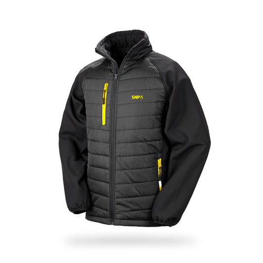 Embroidered Padded Softshell Jacket