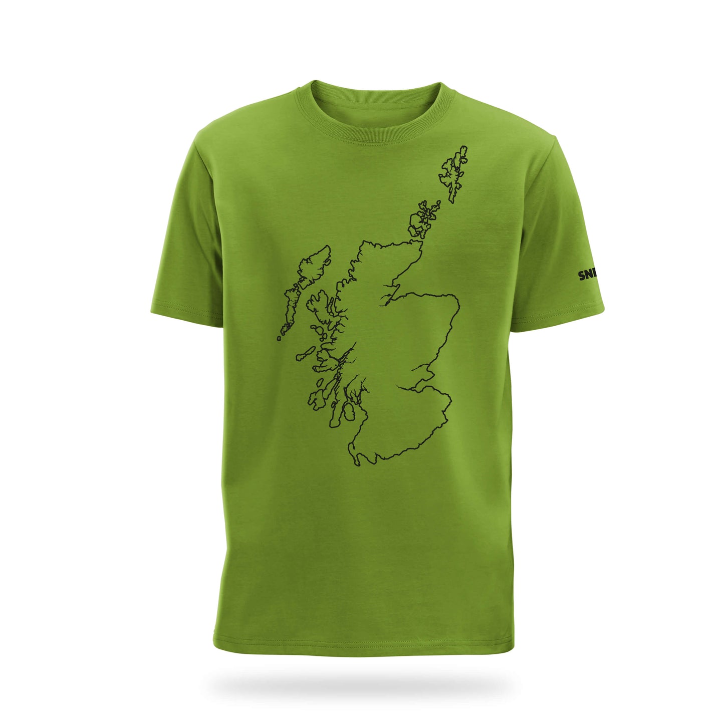 SNP Scotland Map T-Shirt - Kiwi