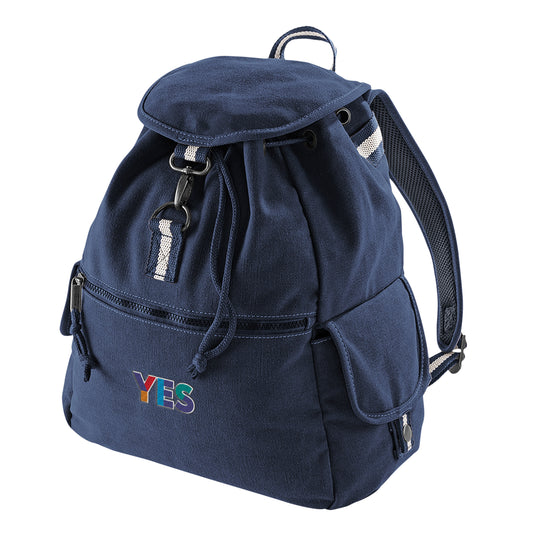 Embroidered YES Vintage Backpack