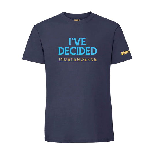 I've Decided T-Shirt - Navy - SNP Store