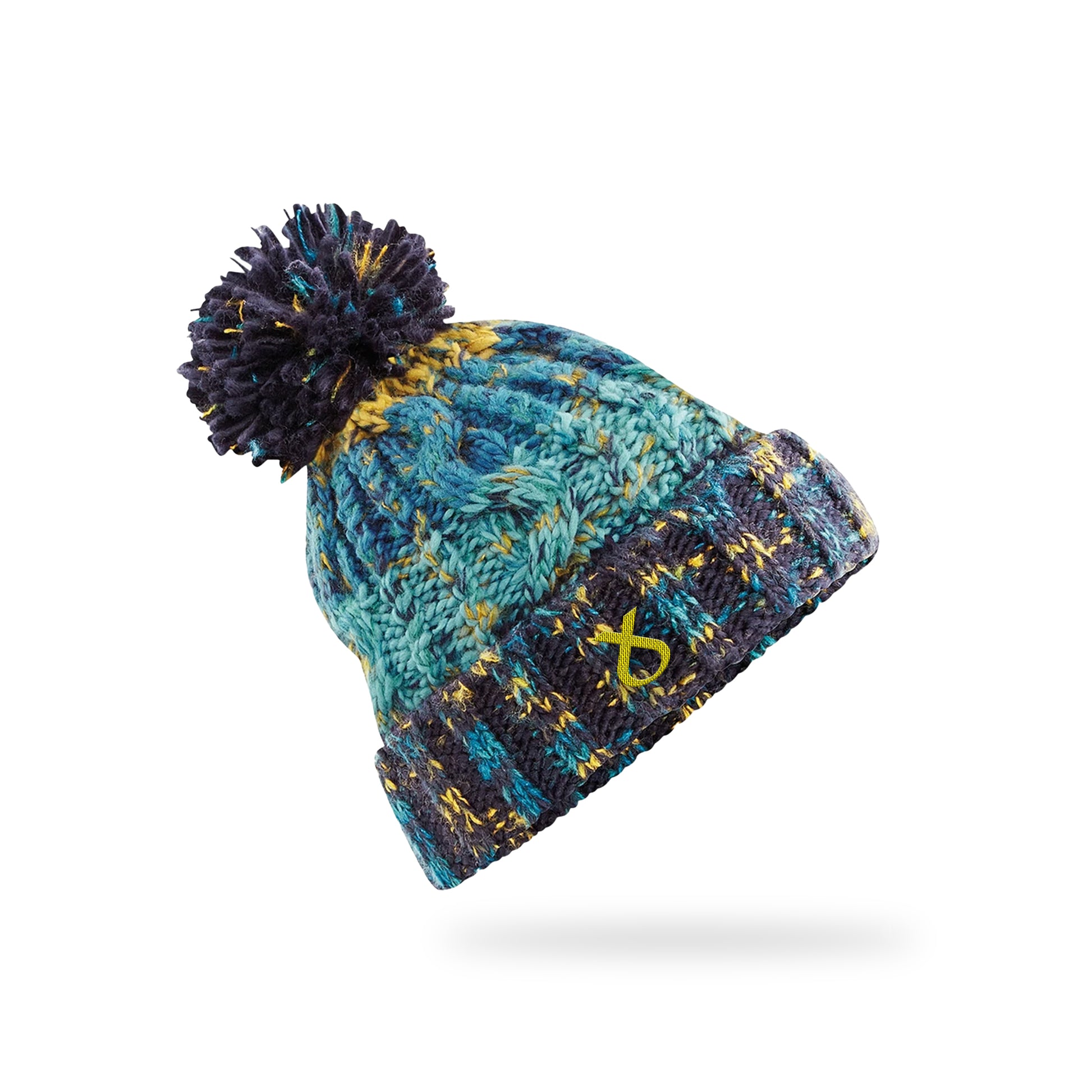 Beanie Embroidered Cable Knit SNP