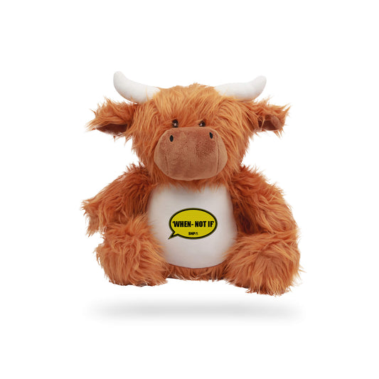 Teddy Embroidered Highland Cow SNP