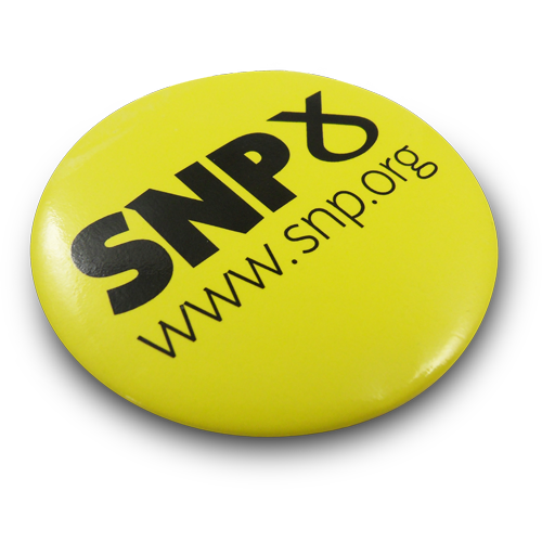 SNP Large Button Badge