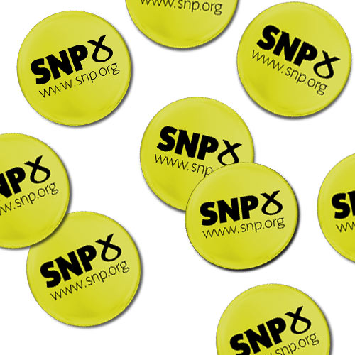 100 SNP Logo Button Badges – Official SNP Store