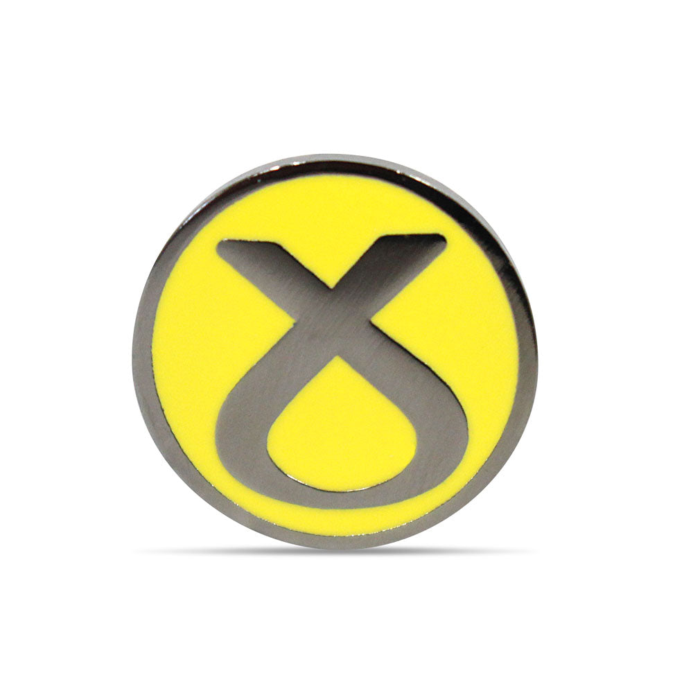 SNP Yellow Symbol Pin Badge - M