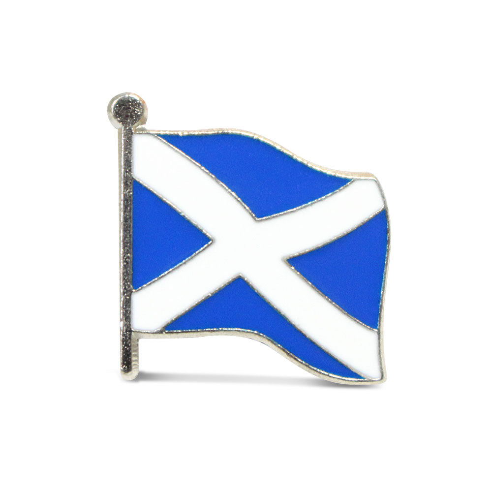 SNP Saltire Flag Pin Badge