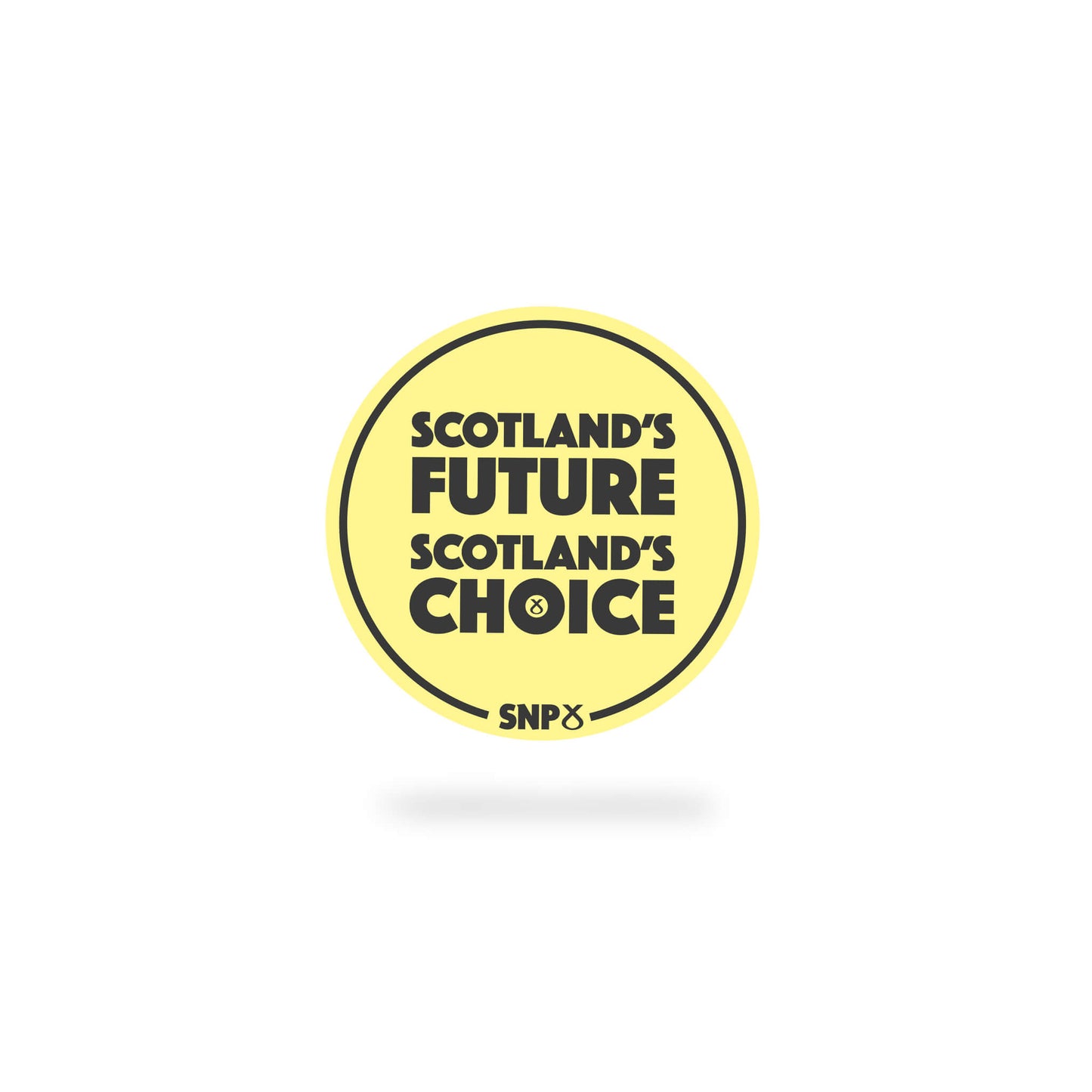 Scotland's Future Sticker (Yellow)