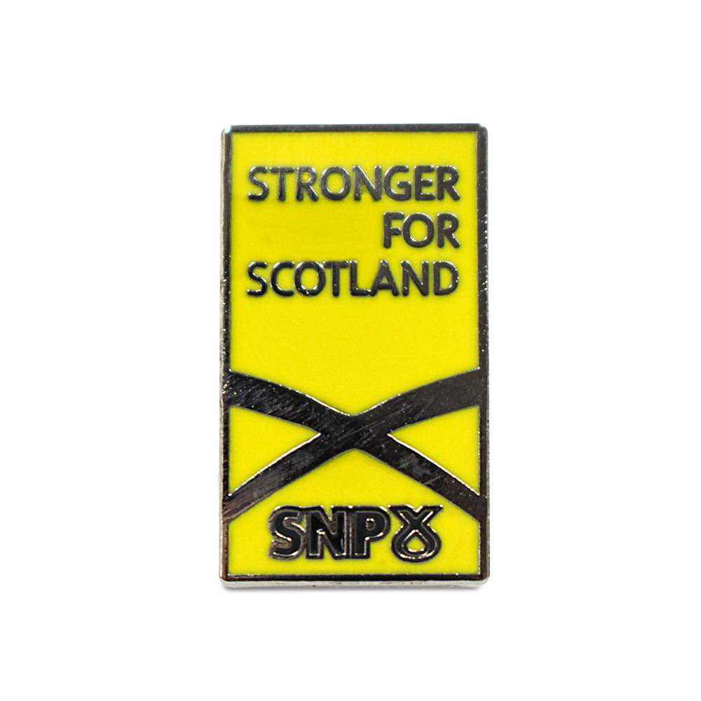 SNP Stronger For Scotland Pin Badge