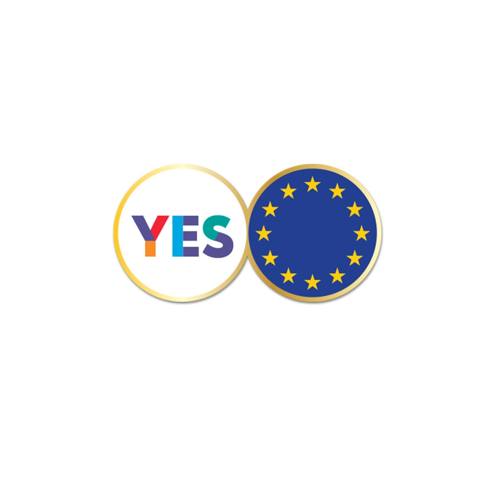 Yes Europe Pin Badge